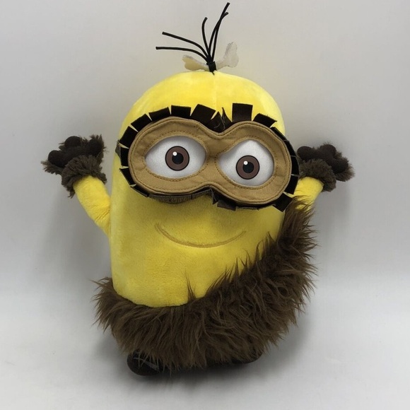 minions Other - Minions Minion Cave Man Plush Stuffed Animal 10"